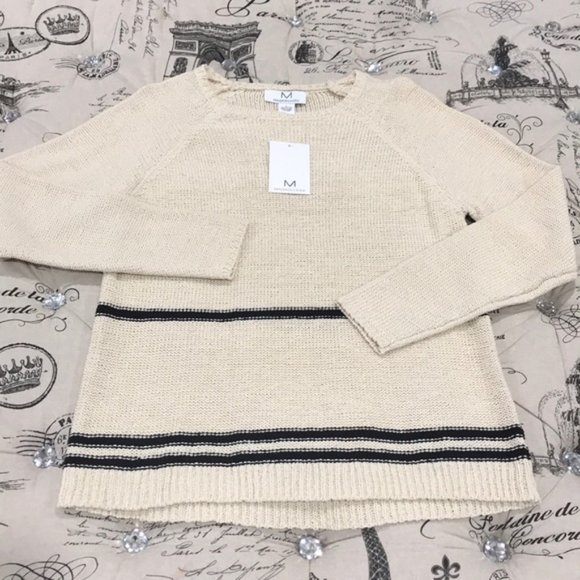 M Magaschoni Knit Stripe Sweater - Picture 5 of 8